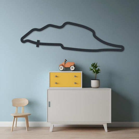 Réplica del circuito del circuito Gilles Villeneuve de Montreal - Ideal Para Decorar tu pared
