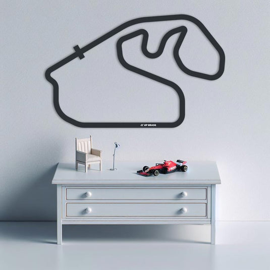 Circuito F1 Gran Premio de Brasil para decoración de tu habitación