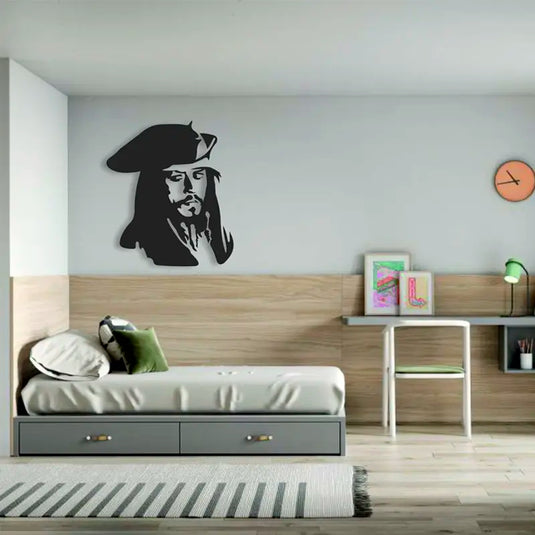 Decora tu pared favorita con este Cuadro del Capitán Jack Sparrow en Piratas del Caribe
