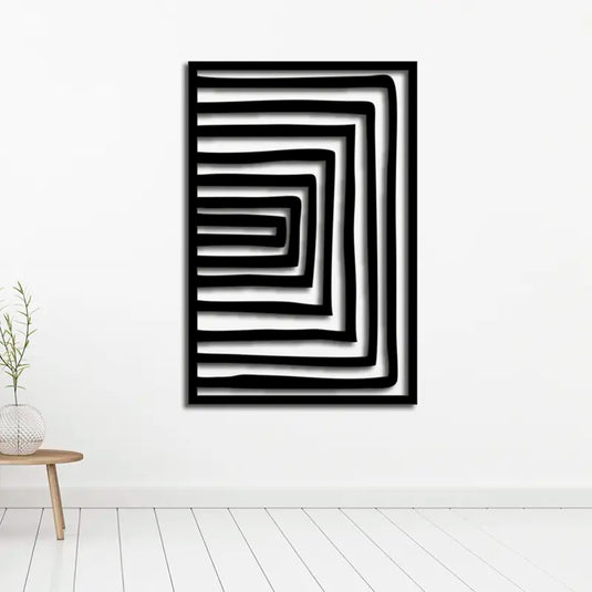 Cuadro de aluminio cristal "Abstract Lines" - IdealParaDecorar