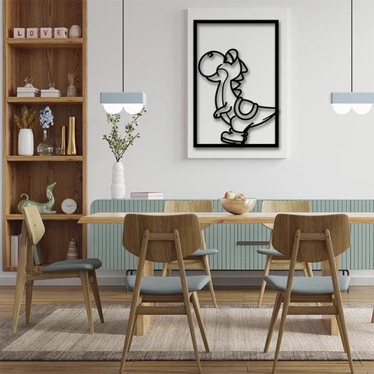 Cuadro de Yoshi para colgar en habitación de niños