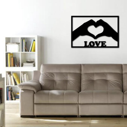 Cuadro manos Love - Ideal Para Decorar