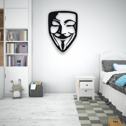 Cuadro de pared careta anonimous - Ideal Para Decorar