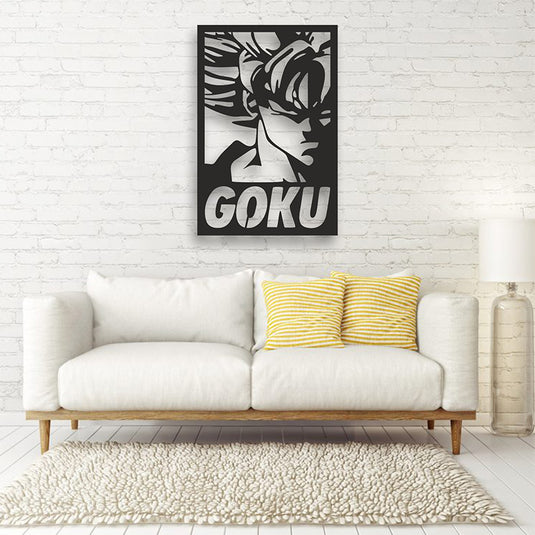 Cuadro de metal personaje Goku - Ideal Para Decorar