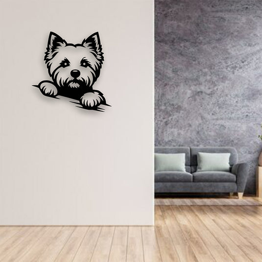 Cuadro decorativo de metal Yorkshire - Ideal Para Decorar