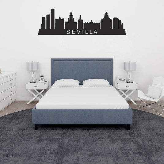 Cuadro Ciudad metal Sevilla - Ideal Para Decorar