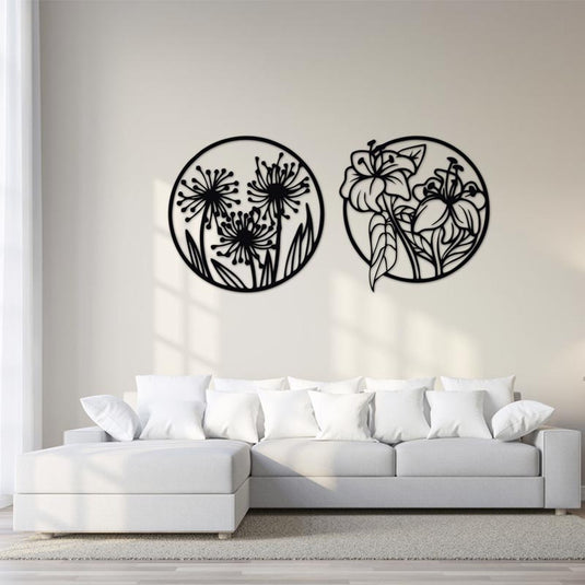 Cuadros de flores para decorar la pared de tu habitación