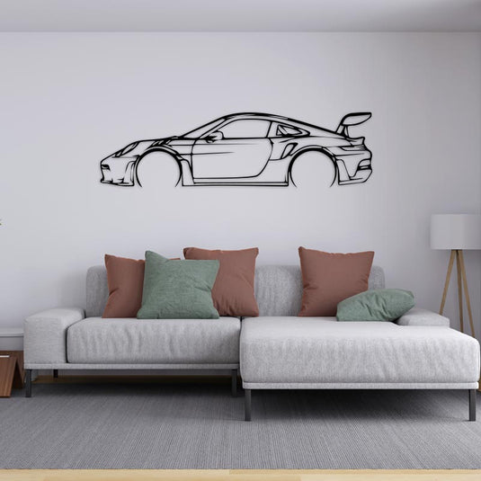 Silueta decorativa Porsche 718 Cayman GT4