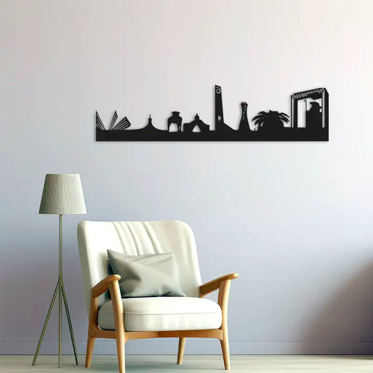 Skyline Barquisimeto en madera