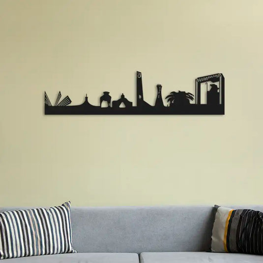 Skyline Barquisimeto en madera