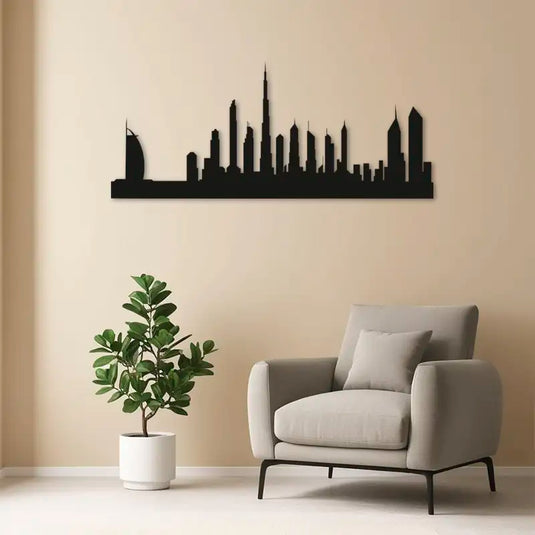Cuadro decorativo skyline Dubái - Ideal Para Decorar