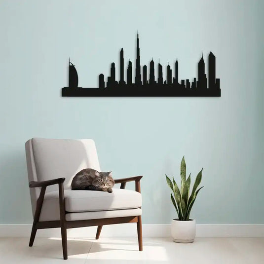 Cuadro decorativo skyline Dubái - Ideal Para Decorar