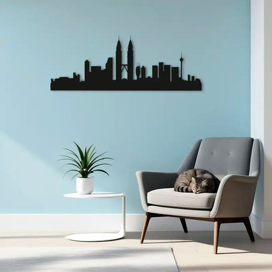 Cuadro decorativo skyline Kuala Lumpur - Ideal Para Decorar