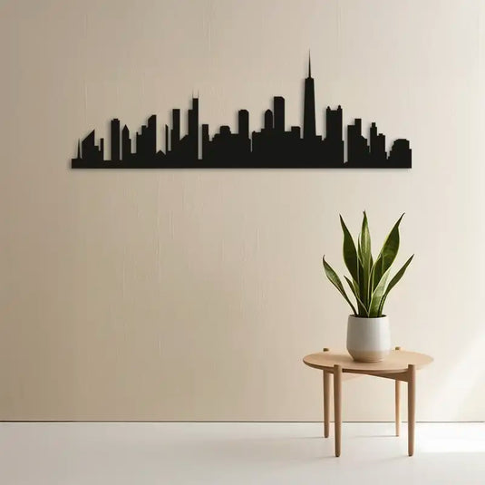 Cuadro decorativo skyline Chicago - Ideal Para Decorar