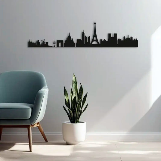 Cuadro decorativo skyline París - Ideal Para Decorar