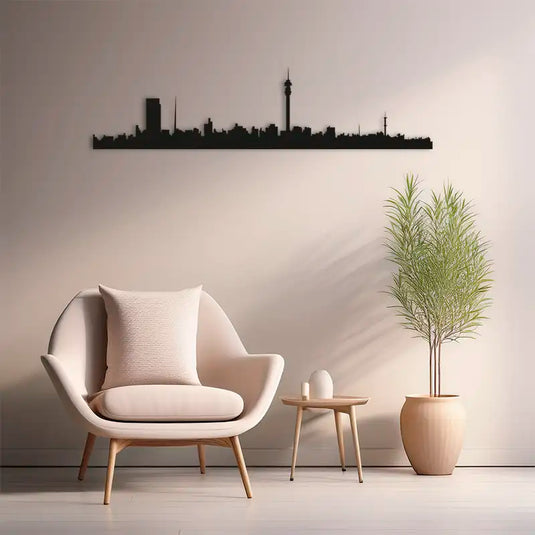 Cuadro decorativo skyline Johanesburgo - Ideal Para Decorar