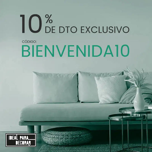 Código del 10% de descuento - BIENVENIDA10