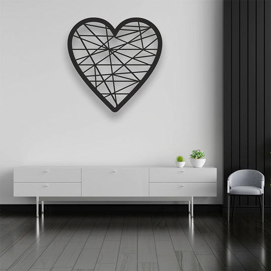 Cuadro para pared y metal corazón - Ideal Para Decorar