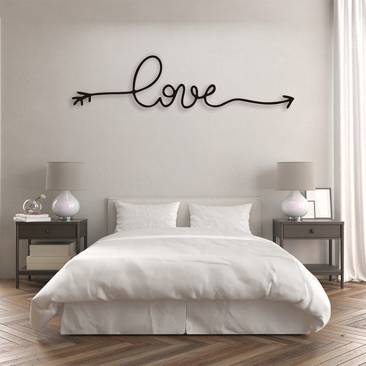 cuadro decorativo love flecha - Ideal Para Decorar