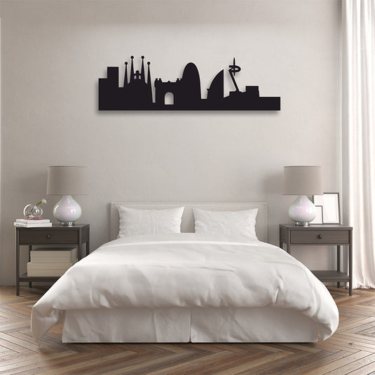 Cuadro decorativo skyline Barcelona - Ideal Para Decorar