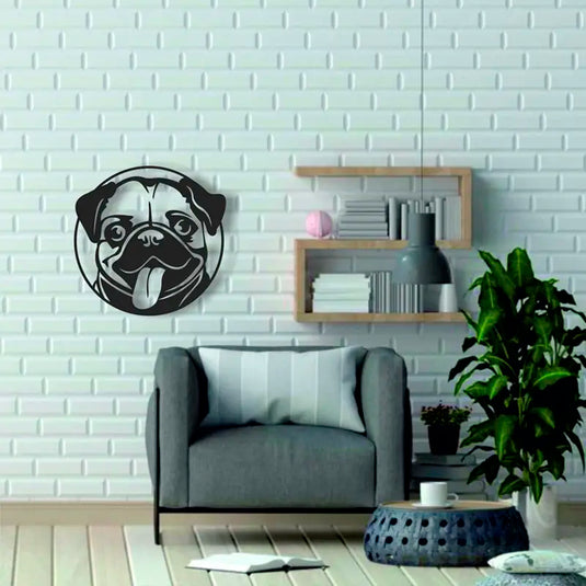 Cuadro de perro bulldog para colgar en la pared - Ideal Para Decorar