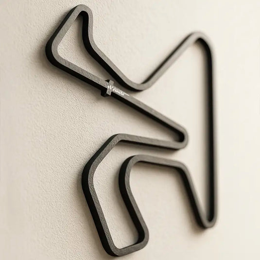 Réplica del circuito Ángel Nieto de Jerez para decoración de pared.