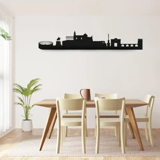 Skyline de Córdoba colgado en la pared de una habitación | Ideal Para Decorar